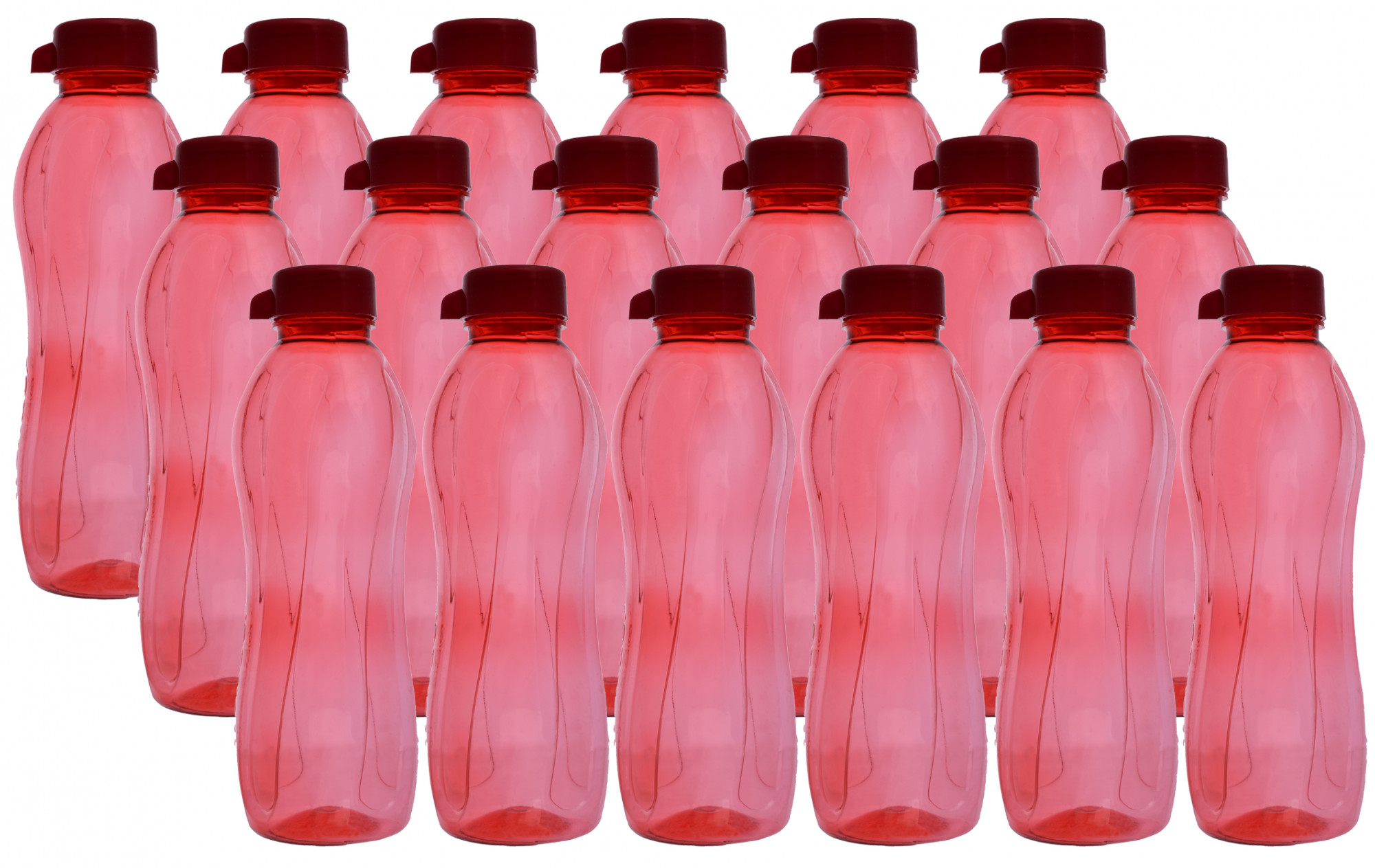 Kuber Industries Plastic Aqua Fridge Water Bottle with Lid (1000ml, Pink)-KUBMART500
