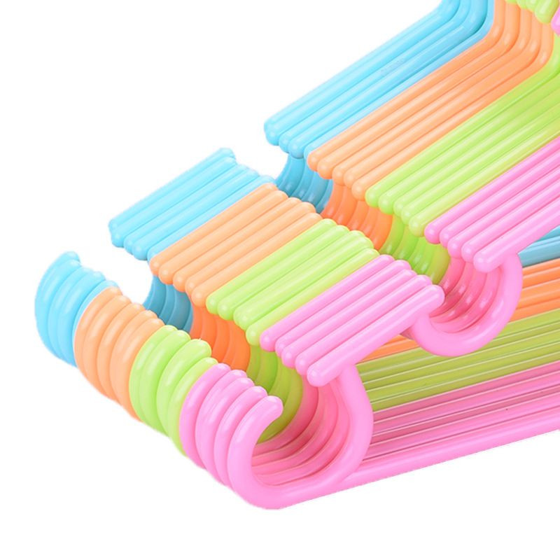 Kuber Industries Plastic Baby Hanger Set for Wardrobe (Green) -CTKTC39432