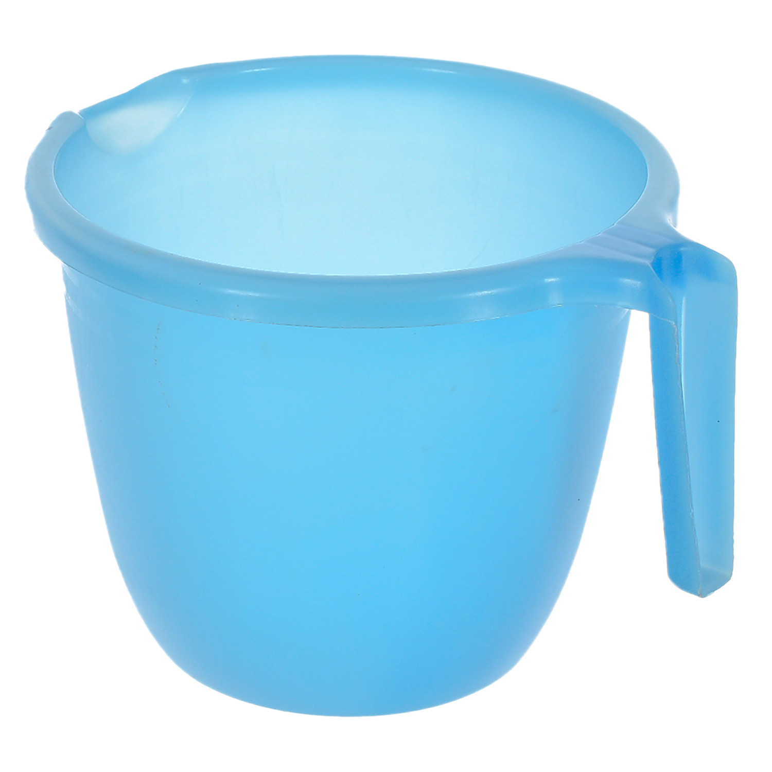 Kuber Industries Plastic Bathroom Mug 1 Litre- (Sky Blue)-46KM0205