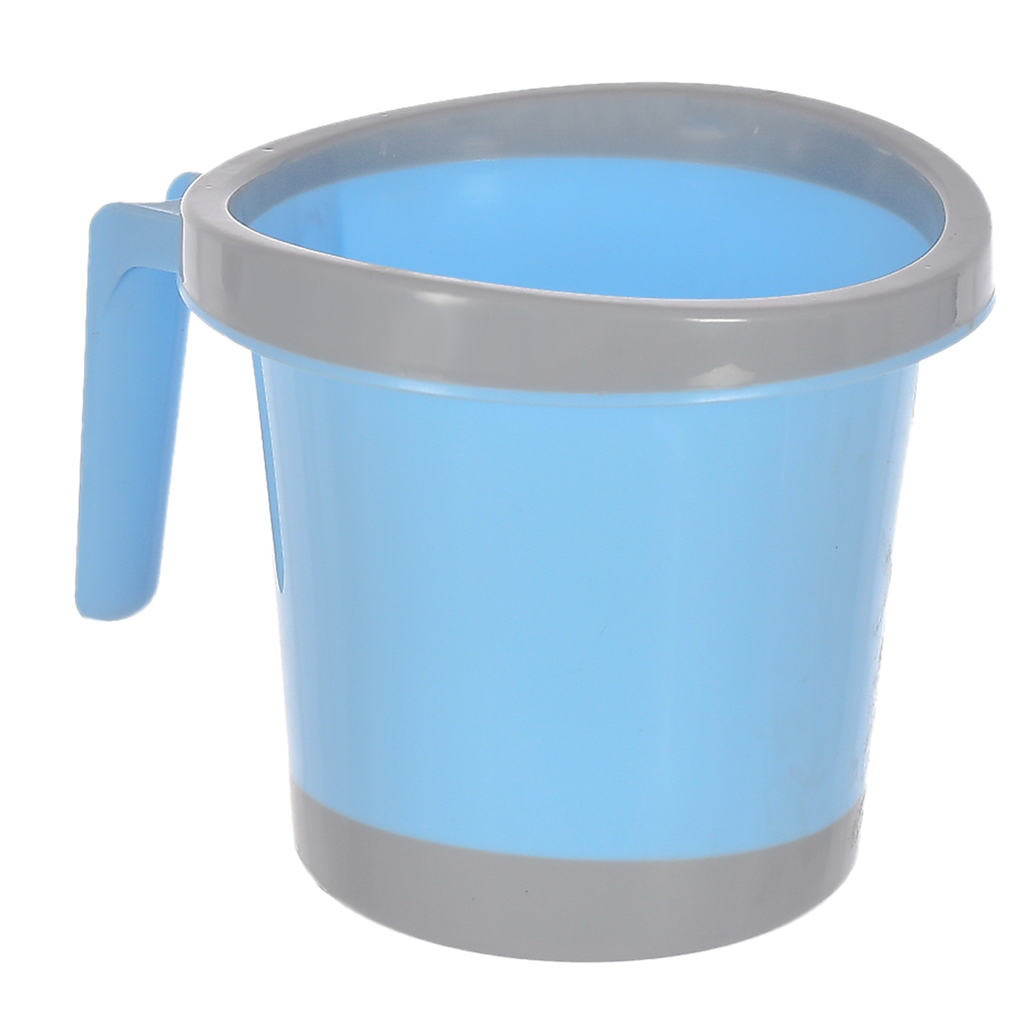 Kuber Industries Plastic Bathroom Mug 1 Litre (Blue)-46KM0249