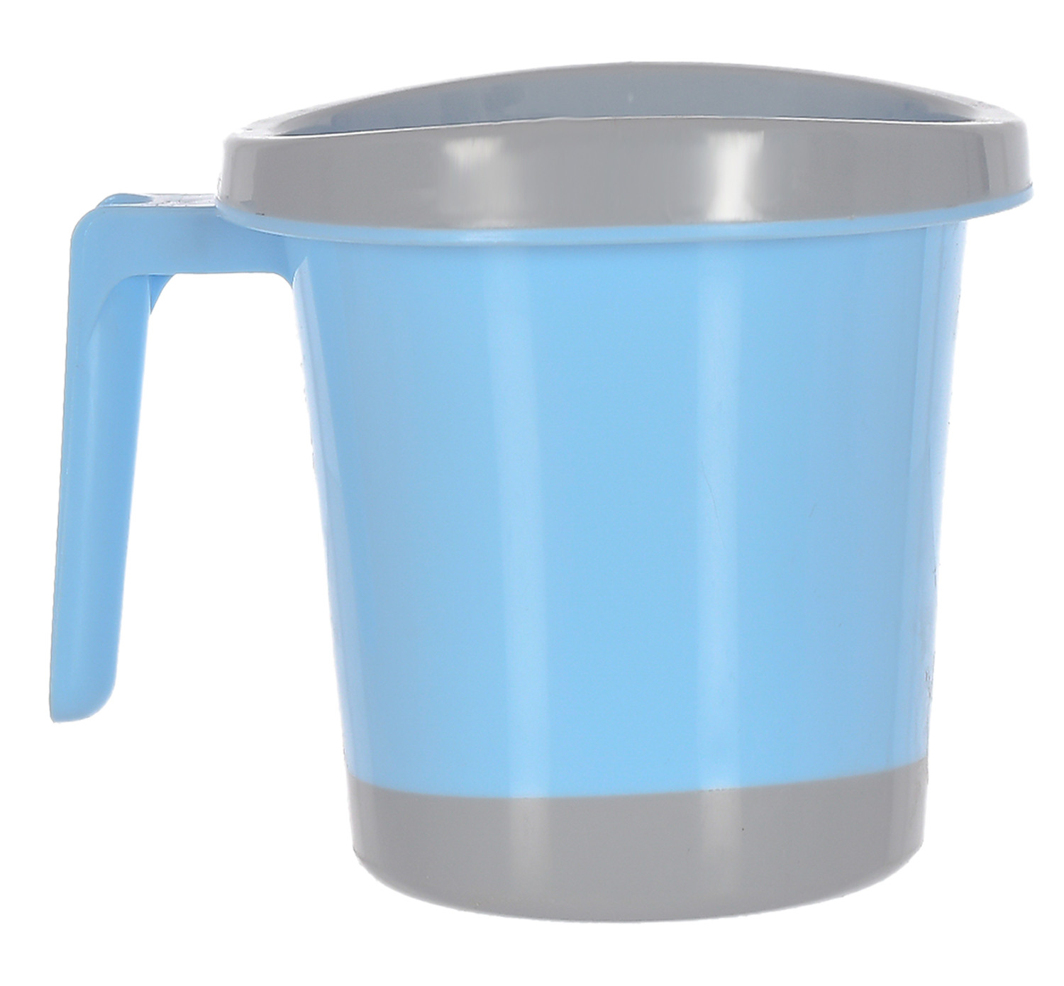 Kuber Industries Plastic Bathroom Mug 1 Litre (Blue)-46KM0249
