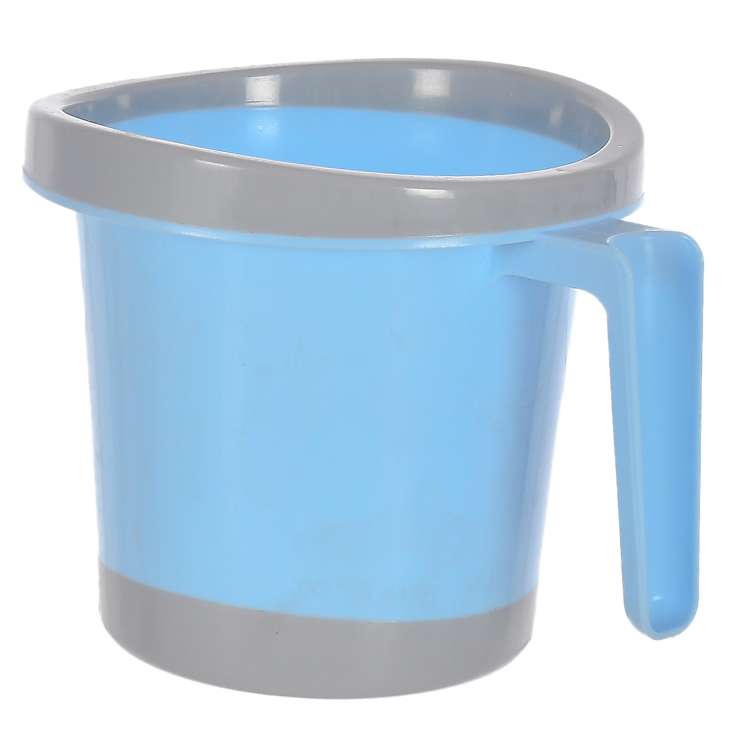 Kuber Industries Plastic Bathroom Mug 1 Litre (Blue)-46KM0249
