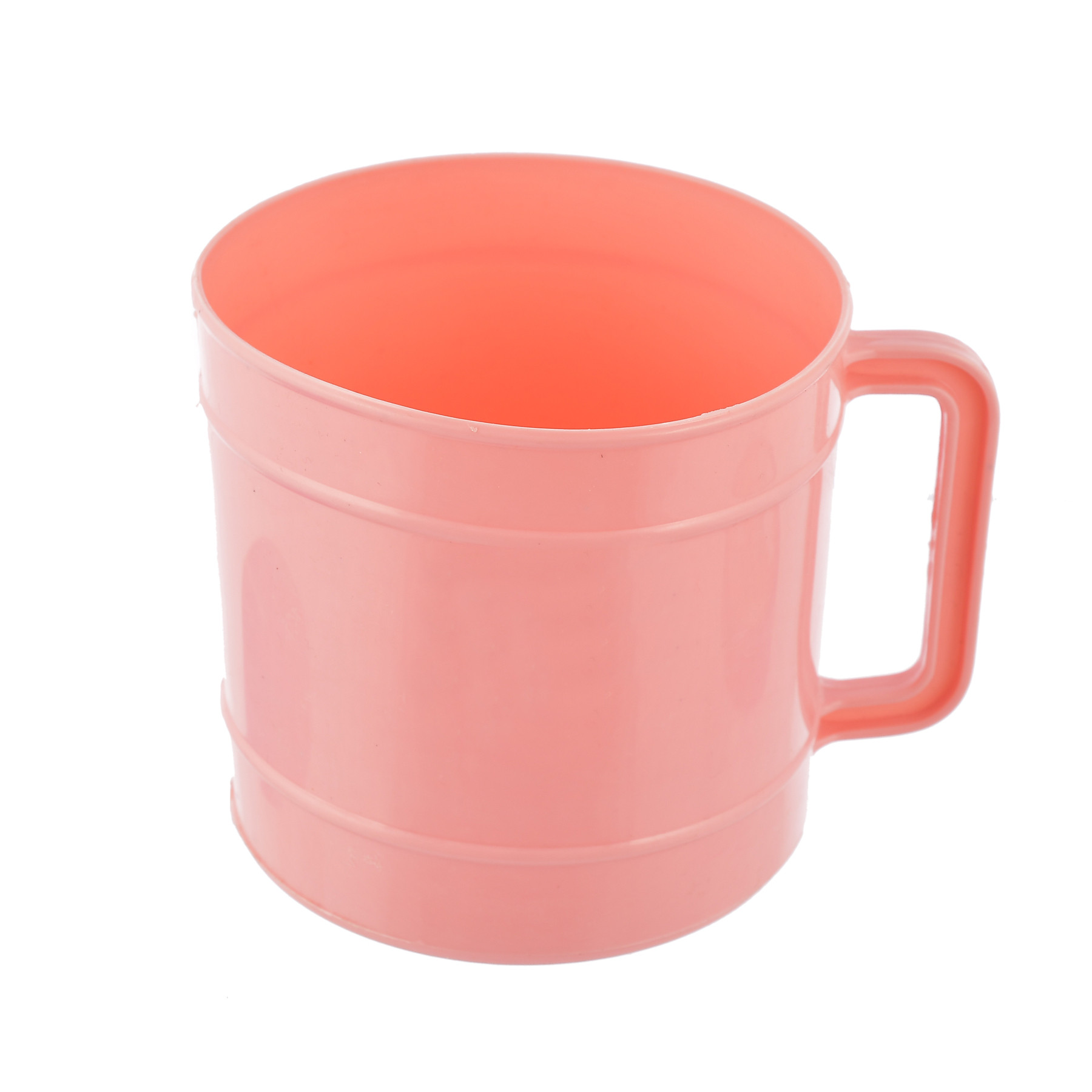 Kuber Industries Plastic Bathroom Mug, 1 Ltr., Pack of 4 (Pink & Green & Blue & Cream)