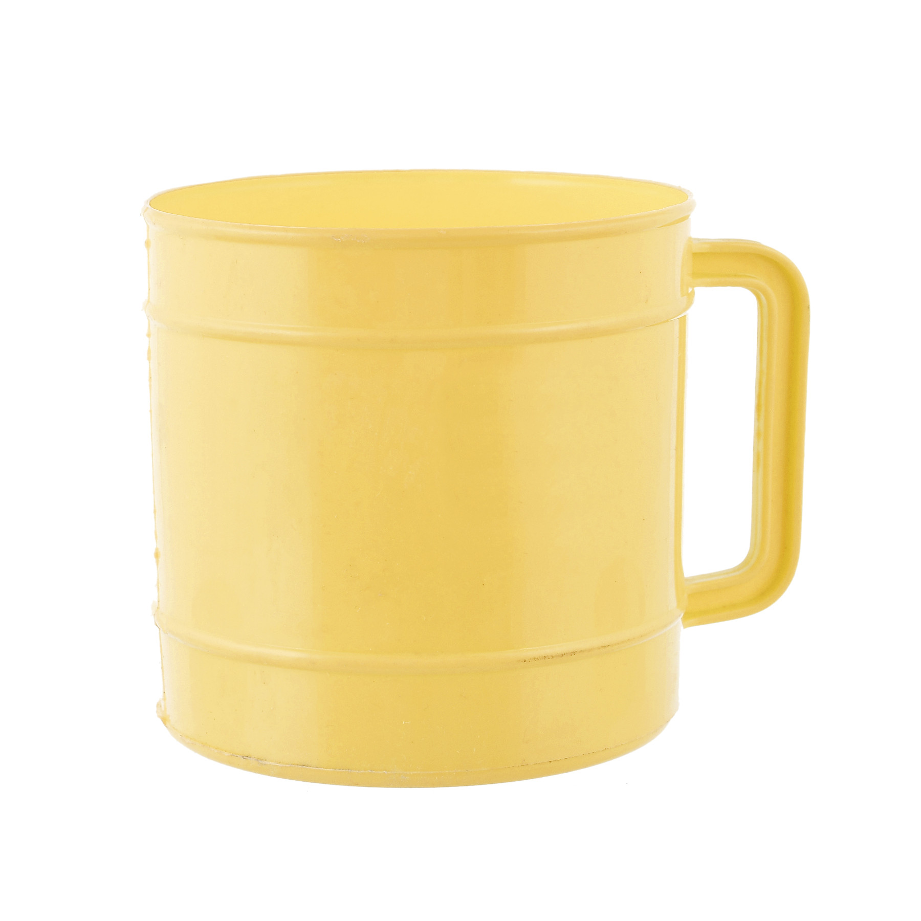 Kuber Industries Plastic Bathroom Mug, 1 Ltr.(Cream)