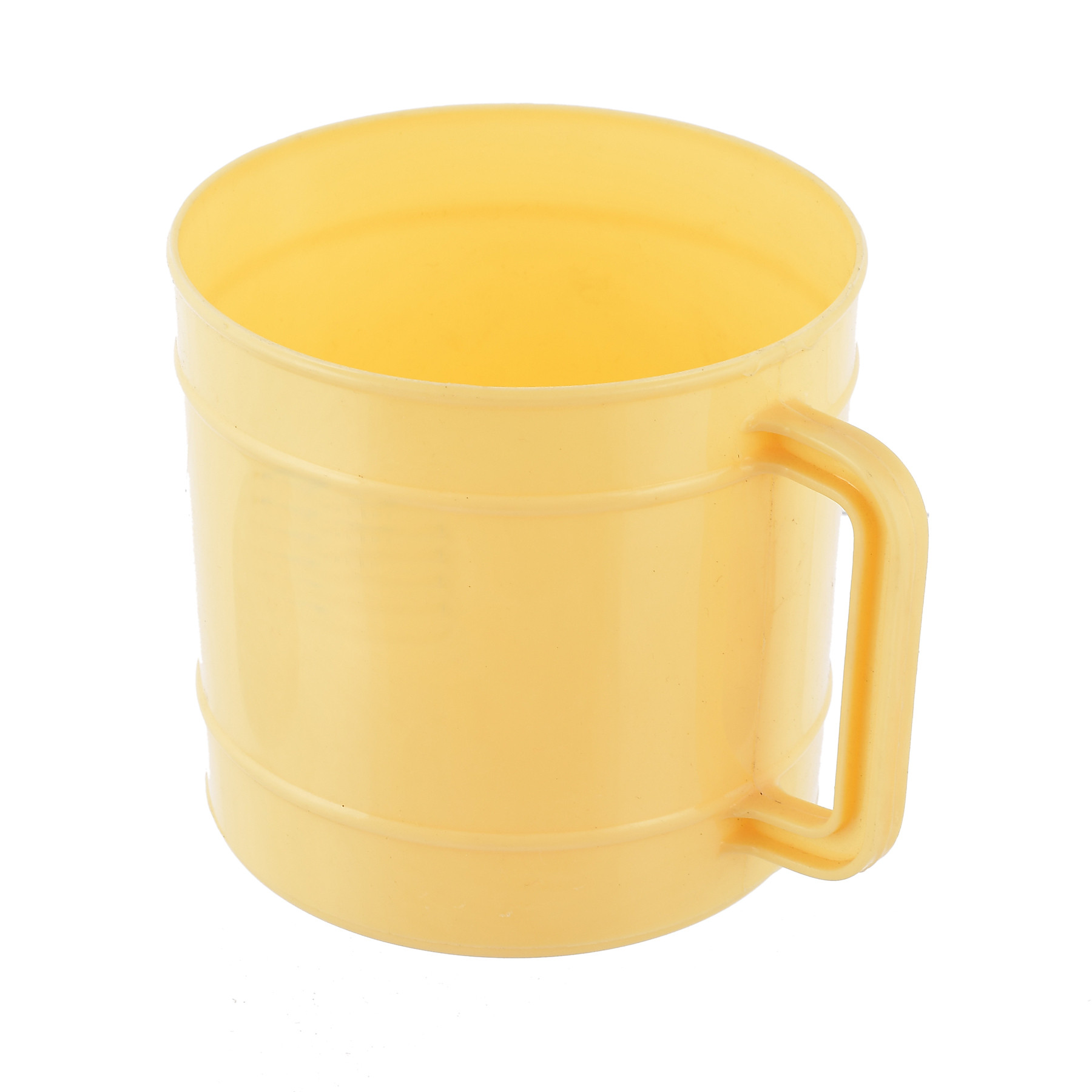 Kuber Industries Plastic Bathroom Mug, 1 Ltr.(Cream)