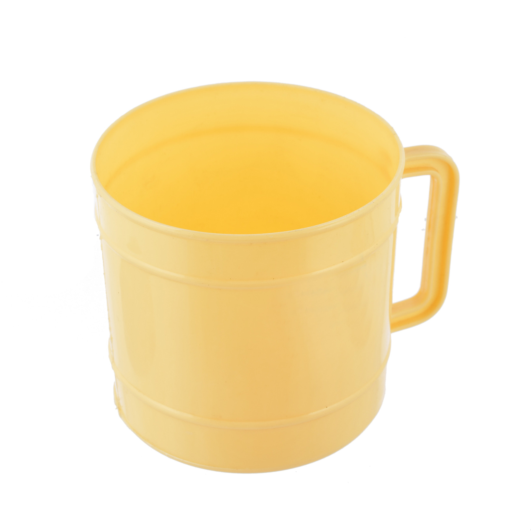 Kuber Industries Plastic Bathroom Mug, 1 Ltr.(Cream)