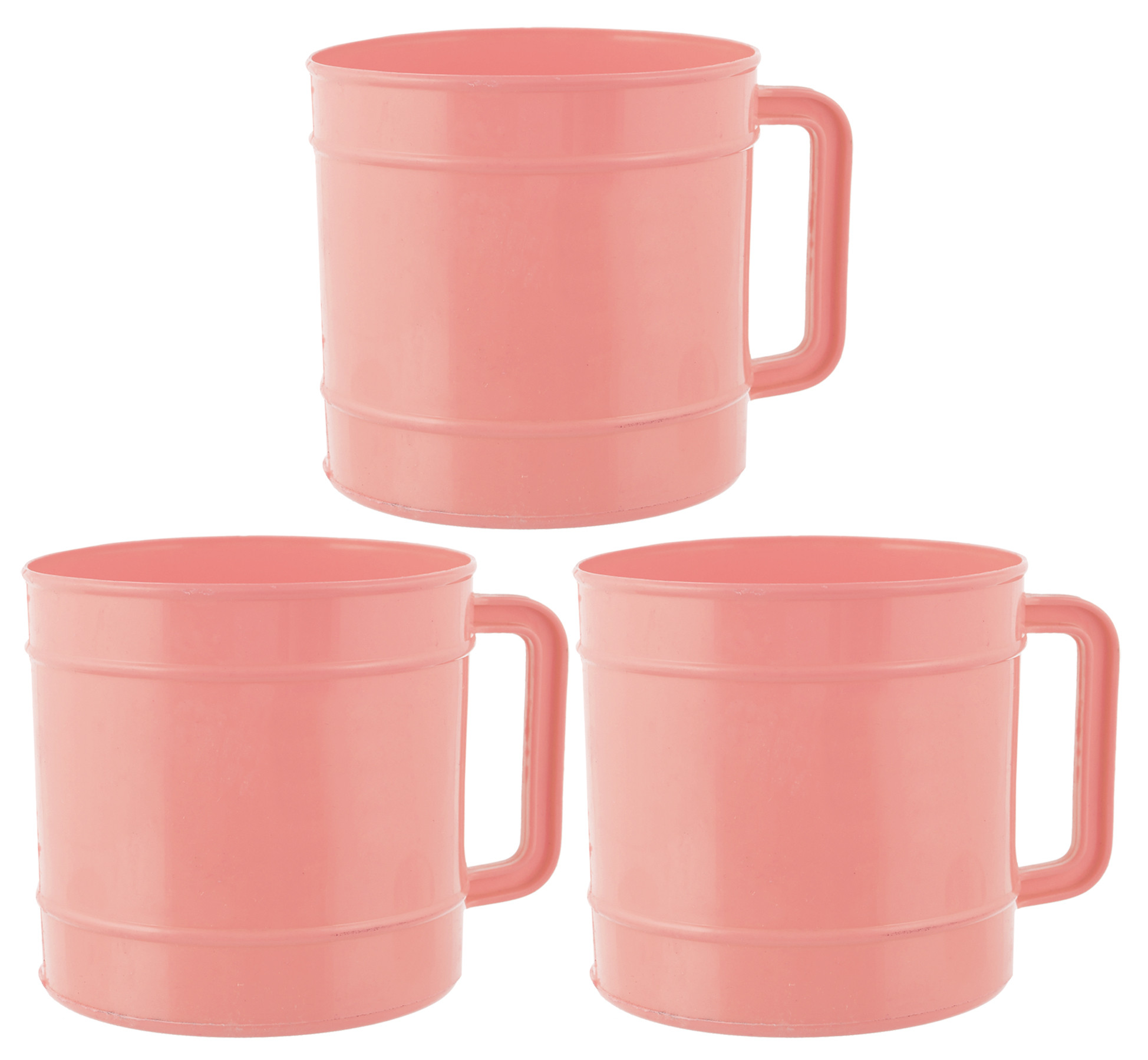 Kuber Industries Plastic Bathroom Mug, 1 Ltr.(Pink)