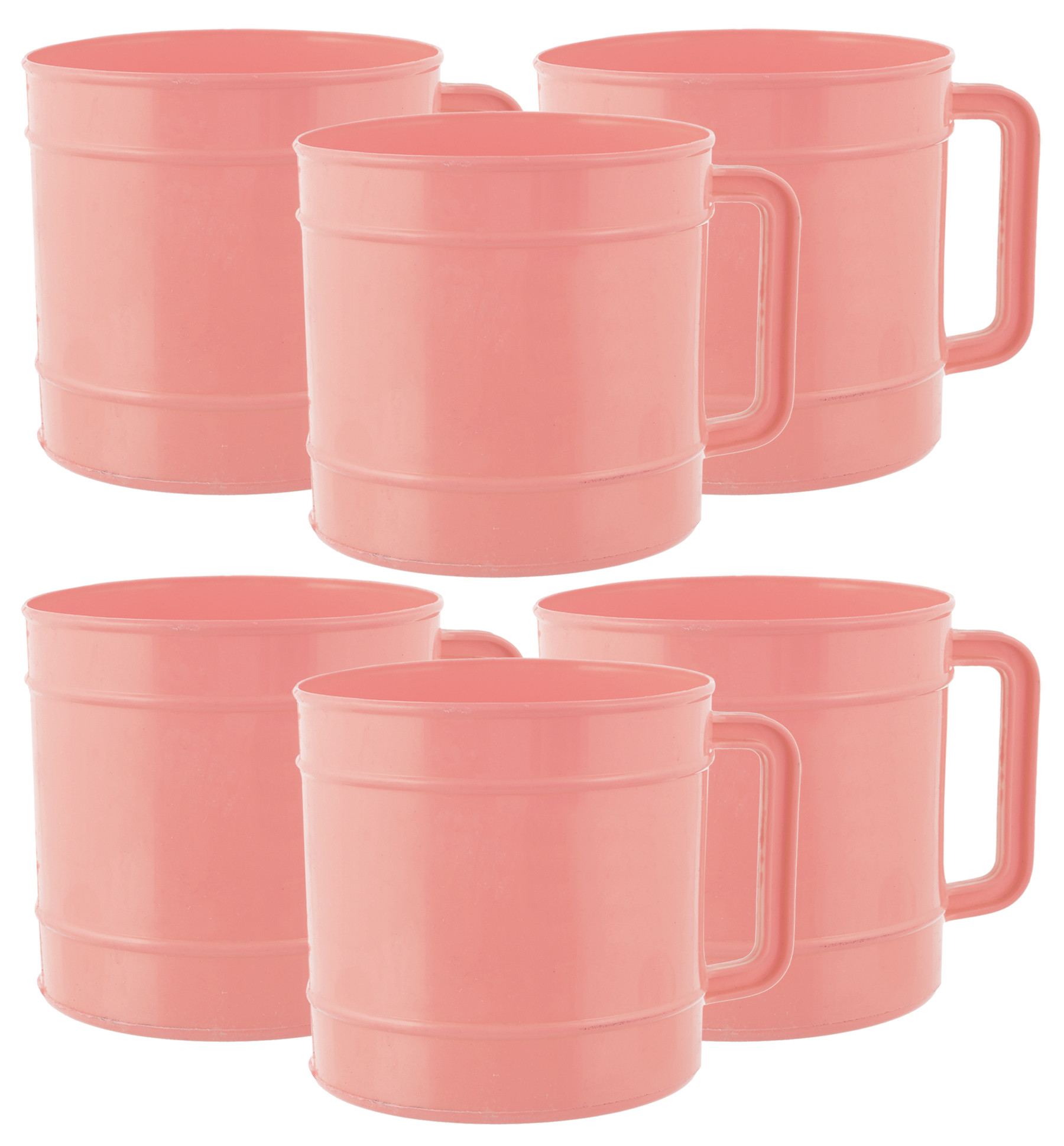 Kuber Industries Plastic Bathroom Mug, 1 Ltr.(Pink)