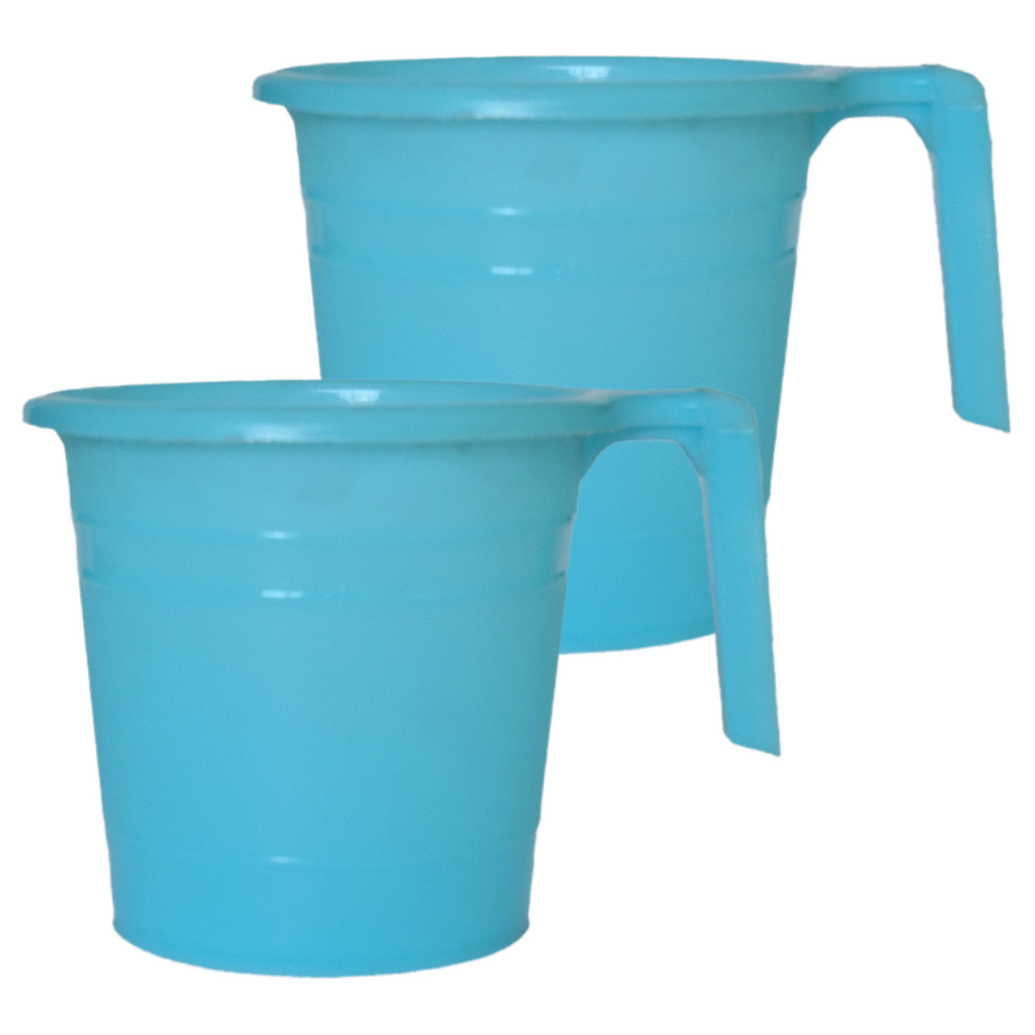 Kuber Industries Plastic Bathroom Mug, 2 Litre-(Blue)
