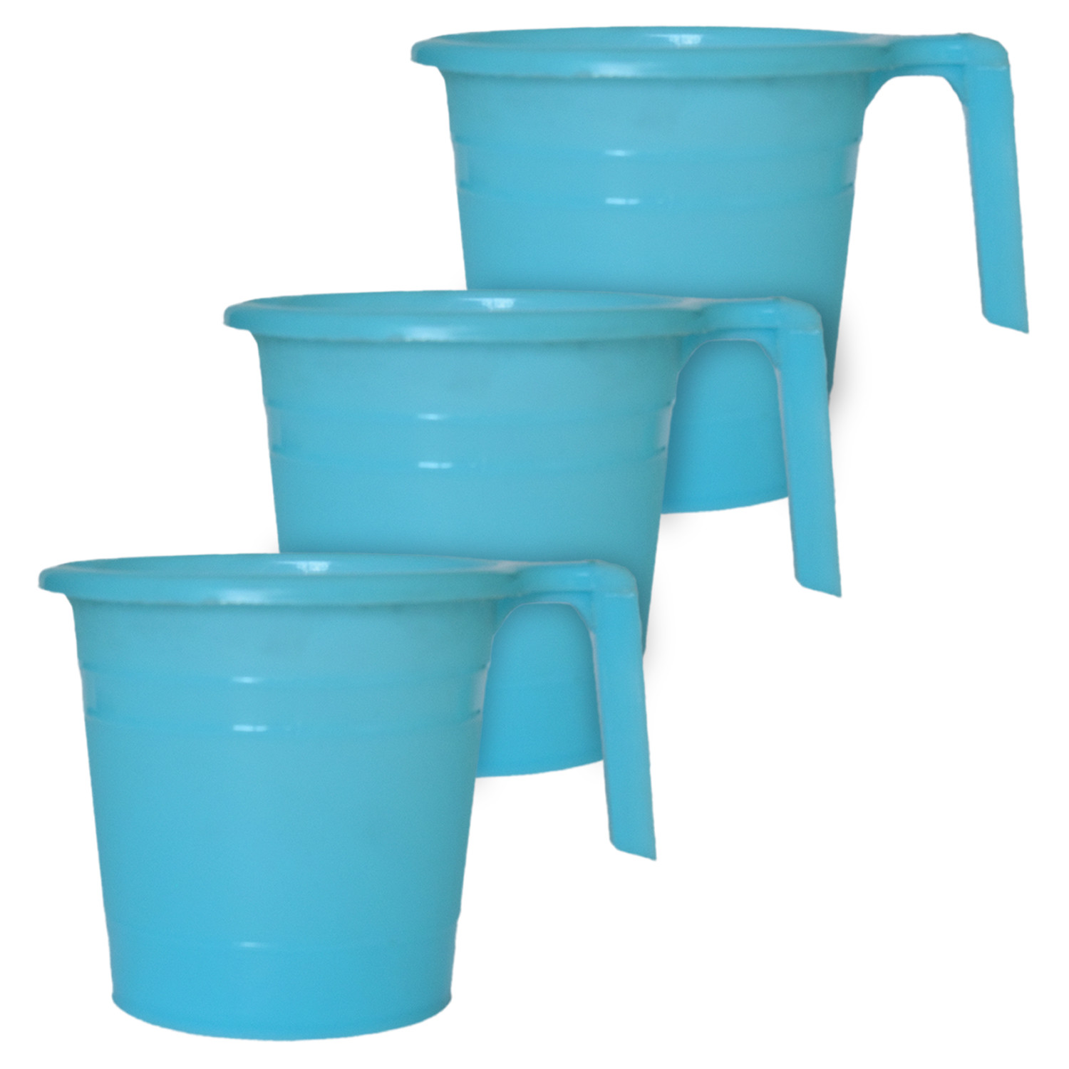 Kuber Industries Plastic Bathroom Mug, 2 Litre-(Blue)