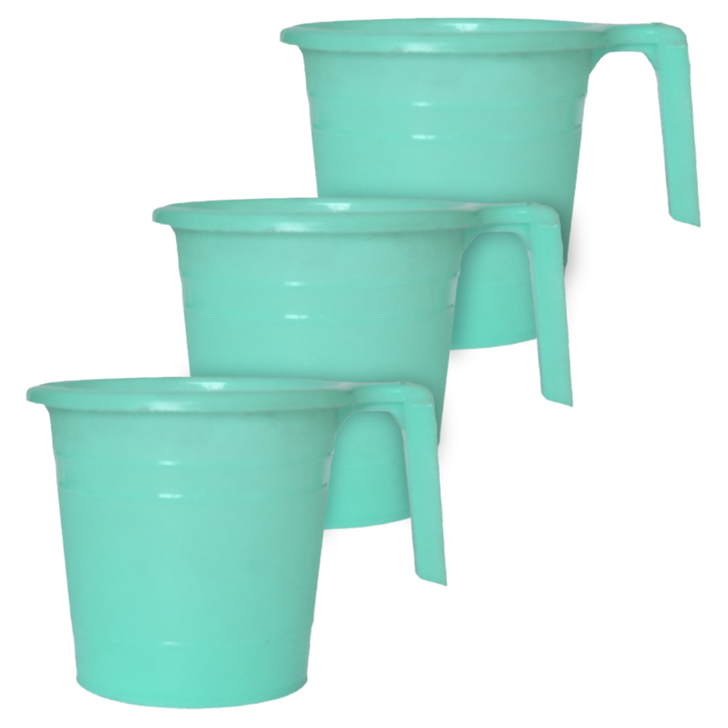 Kuber Industries Plastic Bathroom Mug, 2 Litre-(Green)