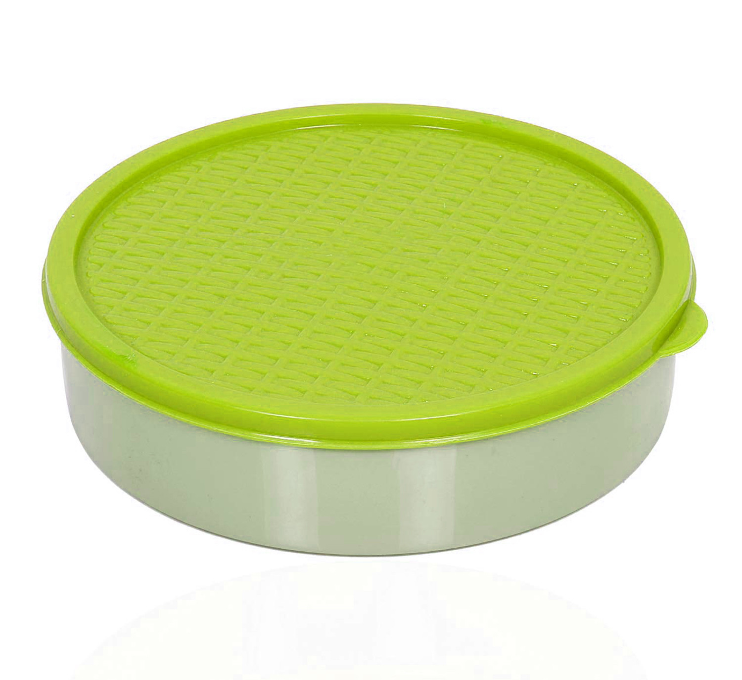 Kuber Industries Plastic Big Multipurpose Masala Box with 6 Sections (Green)-KUBMART1336
