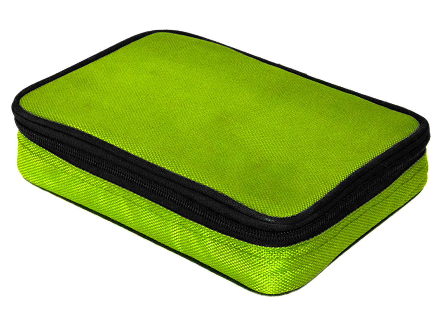 Kuber Industries Plastic Compact Lunch Box With 2 Containers & Cover (Sky Blue)