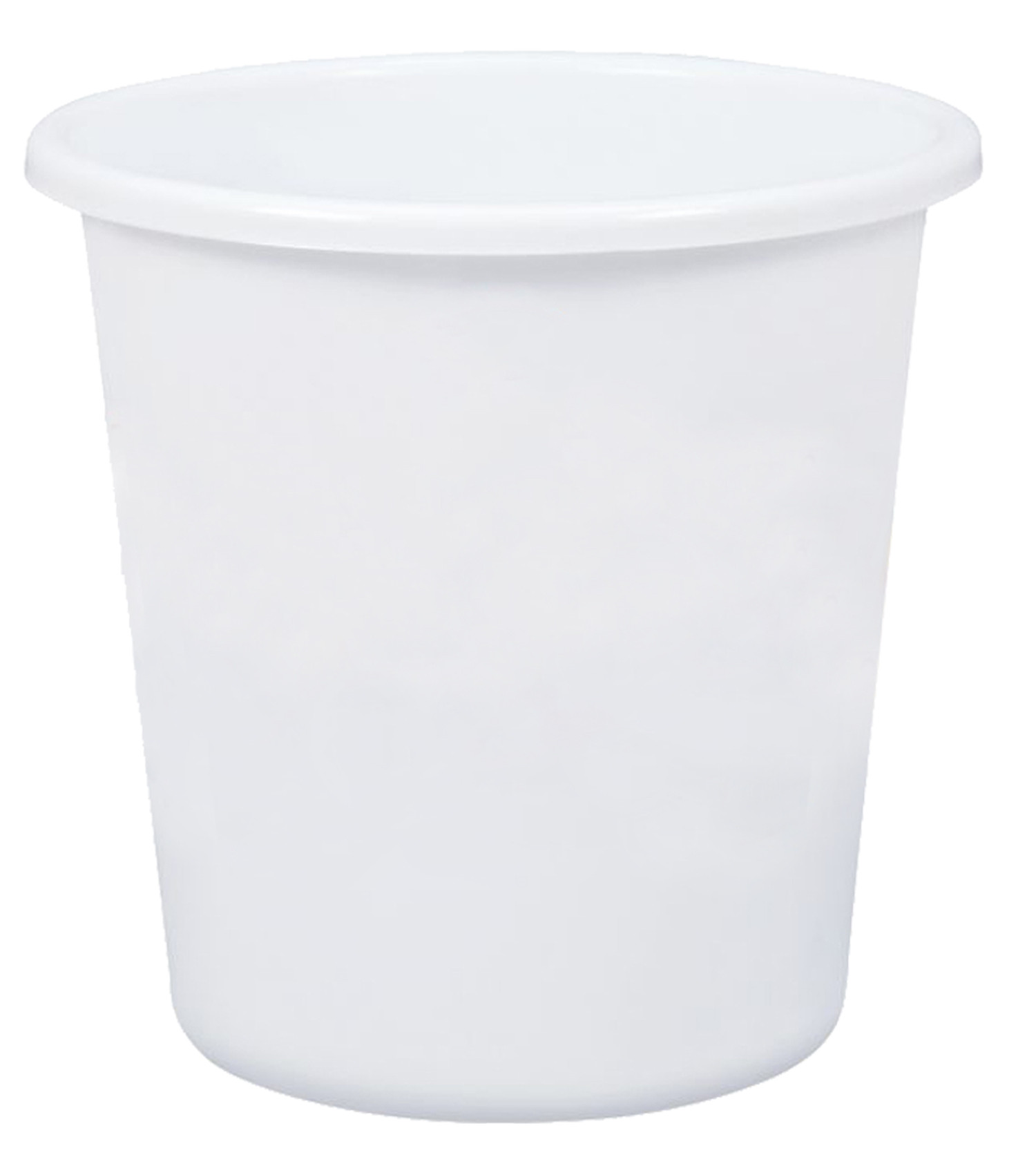 Kuber Industries Plastic Dustbin/ Garbage Bin/ Waste Bin, 5 Liters (White)-KUBMRT11742
