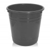 Kuber Industries Plastic Dustbin|Portable Garbage Basket &amp; Round Trash Can for Home,Kitchen,Office,College,5 Ltr.(Gray)
