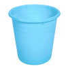 Kuber Industries Plastic Dustbin|Portable Garbage Basket &amp; Round Trash Can for Home,Kitchen,Office,College,7 Ltr.(Sky Blue)
