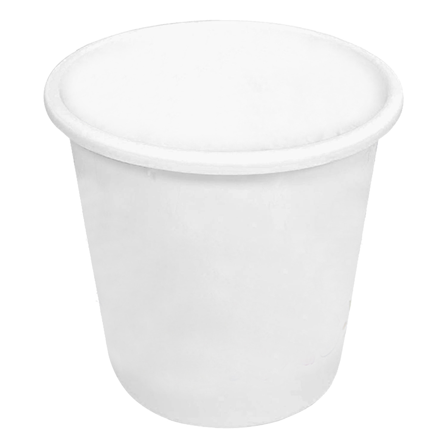 Kuber Industries Plastic Garbage Waste Dustbin/Recycling Bin for Home, Office, Factory, 5 Liters (White)-KUBMRT11741