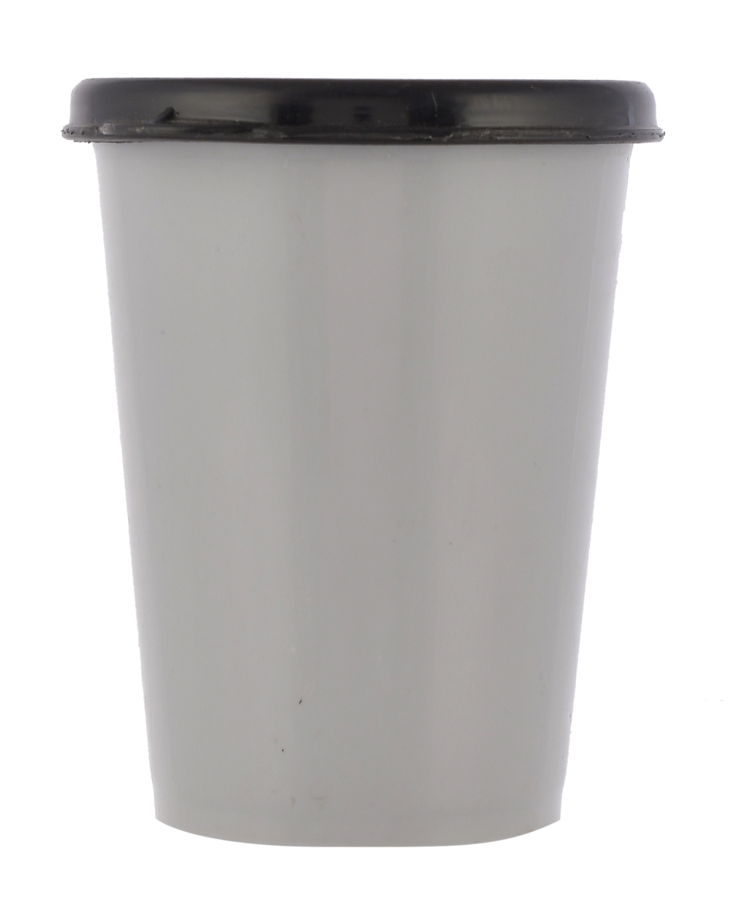 Kuber Industries Plastic Glass/Tumbler With Lid, 300ml-(Grey)-HS43KUBMART25665