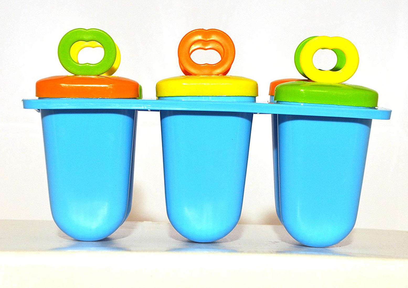 Kuber Industries Plastic Ice Candy Maker Kulfi Maker Moulds Set With 6 Cups (Multi) -CTKTC38131