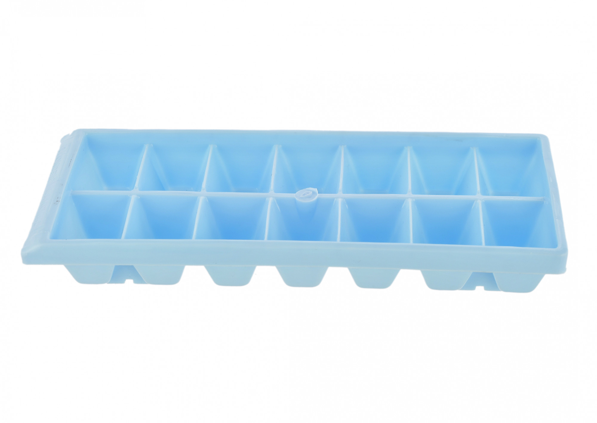 Kuber Industries Plastic Ice Cube Tray Set With 14 Section- (Cream & Blue)-HS43KUBMART25785