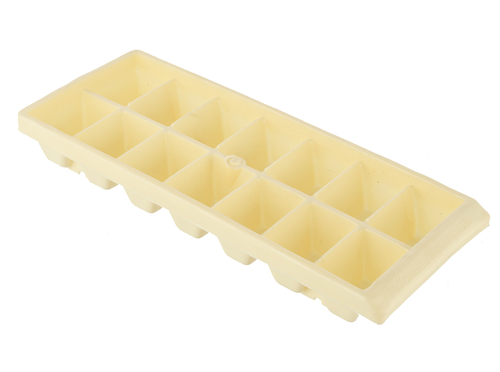 Kuber Industries Plastic Ice Cube Tray Set With 14 Section- (Cream)-HS43KUBMART25751