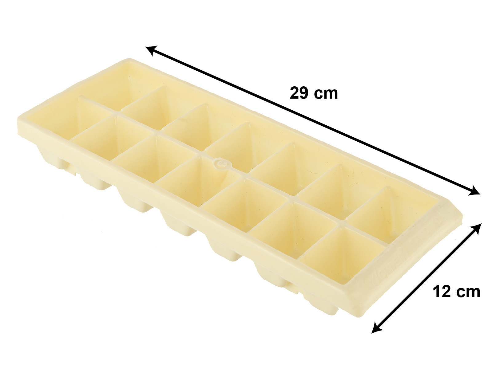 Kuber Industries Plastic Ice Cube Tray Set With 14 Section- (Cream)-HS43KUBMART25751