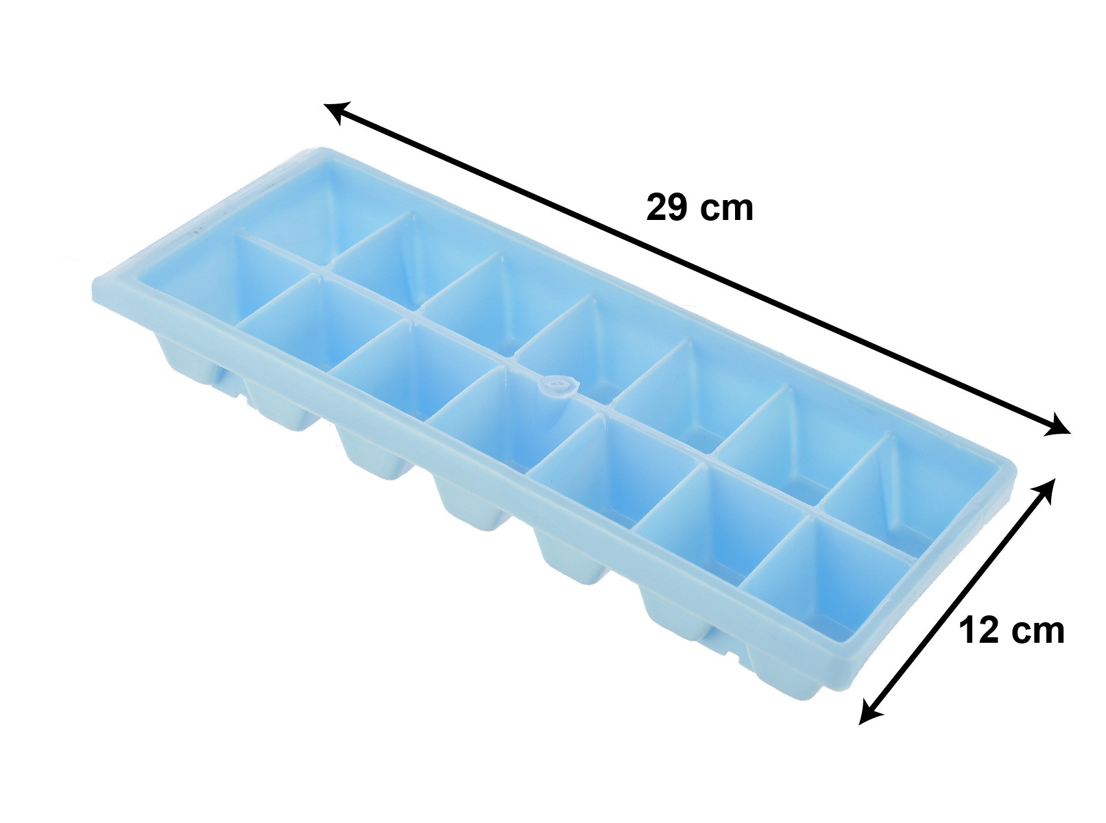 Kuber Industries Plastic Ice Cube Tray Set With 14 Section-(Blue)-HS43KUBMART25767