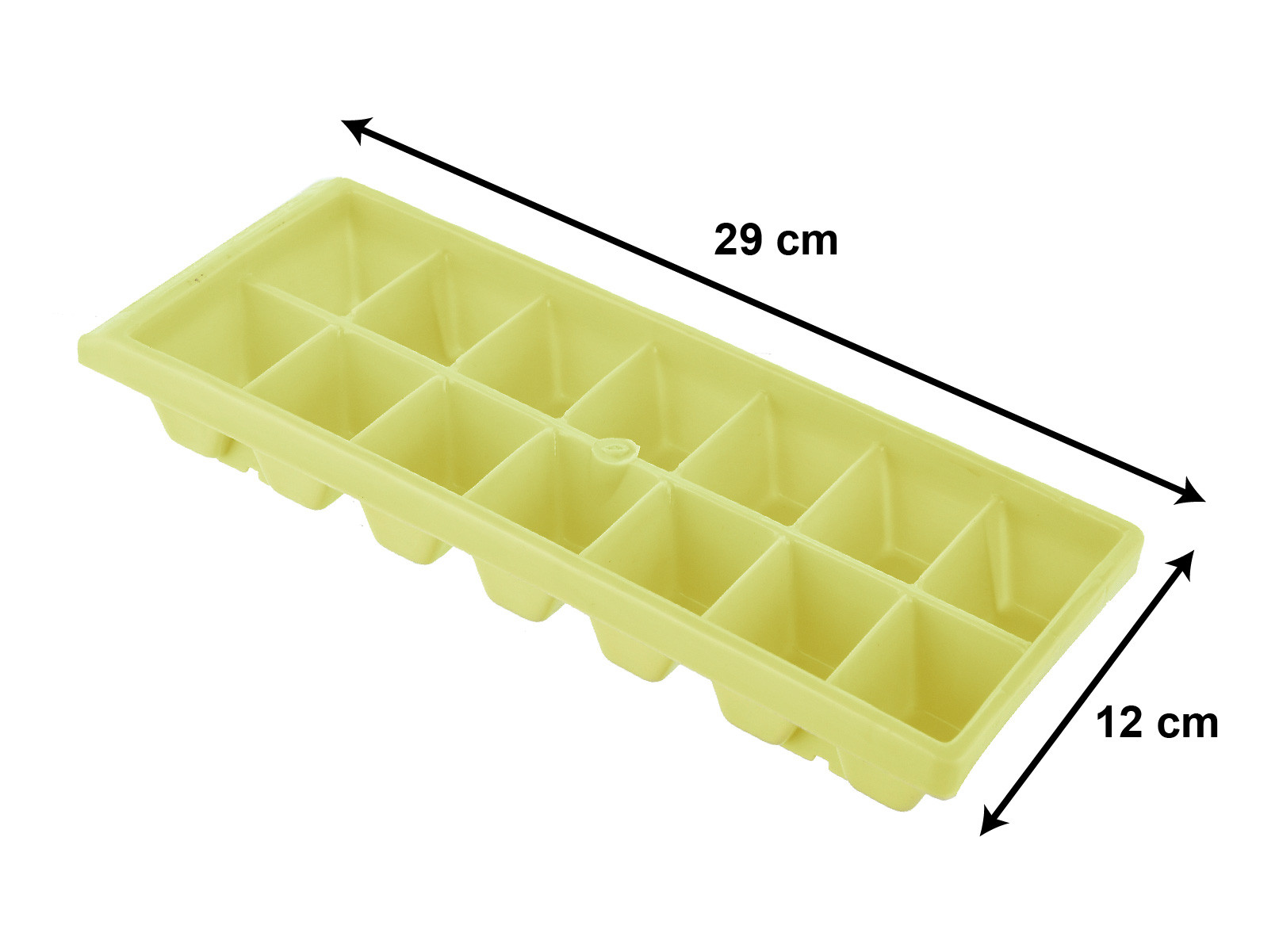 Kuber Industries Plastic Ice Cube Tray Set With 14 Section-(Green)-HS43KUBMART25759