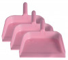 Kuber Industries Plastic Lightweight 10&quot; Dustpan With Comfort Grip Handle for Easy Sweep Broom,(Pink)