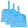 Kuber Industries Plastic Lightweight 12&quot; Dustpan With Comfort Grip Handle for Easy Sweep Broom,(Blue)