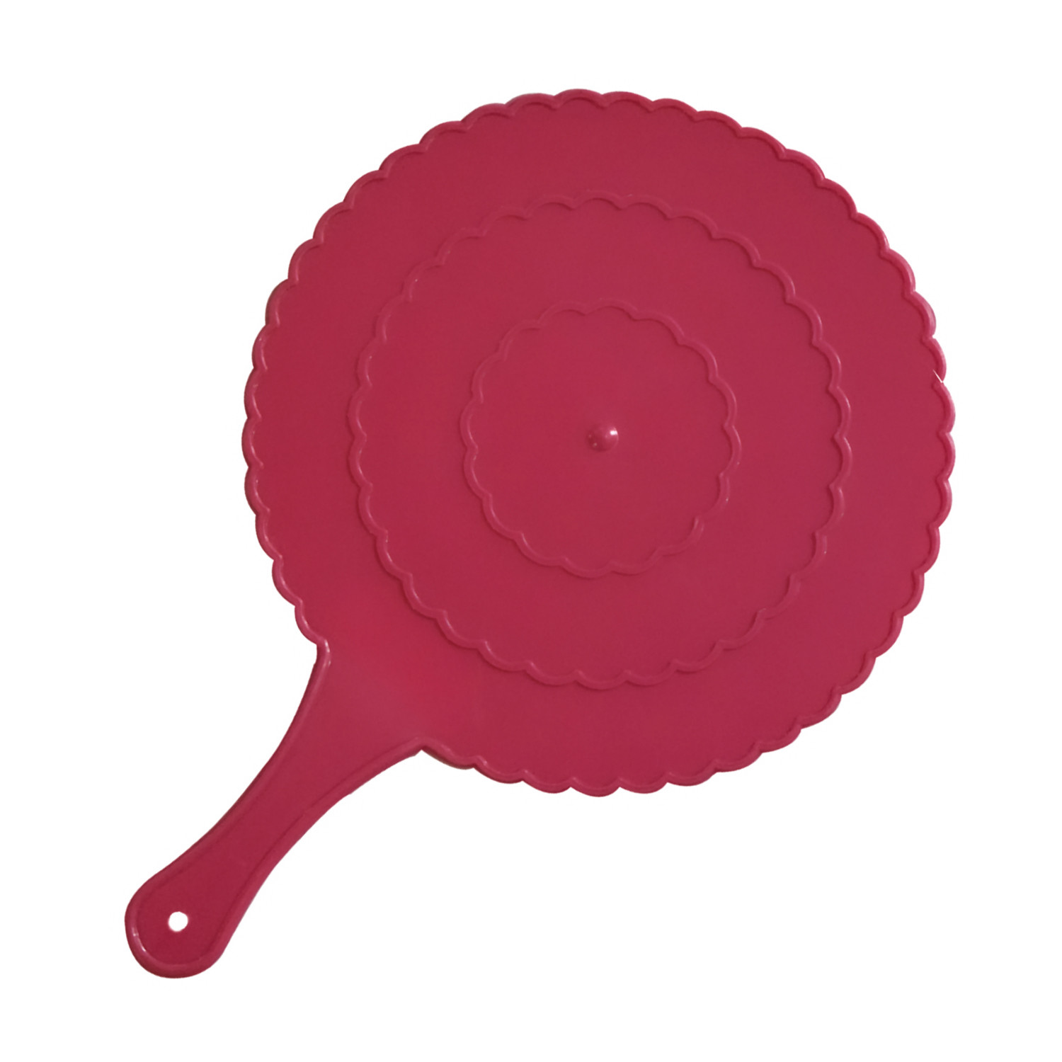 Kuber Industries Plastic Lightweight Handfan|Hath Pankha|Beejna for Natural Cooling Air Home Decor and Travel Useful(Pink)