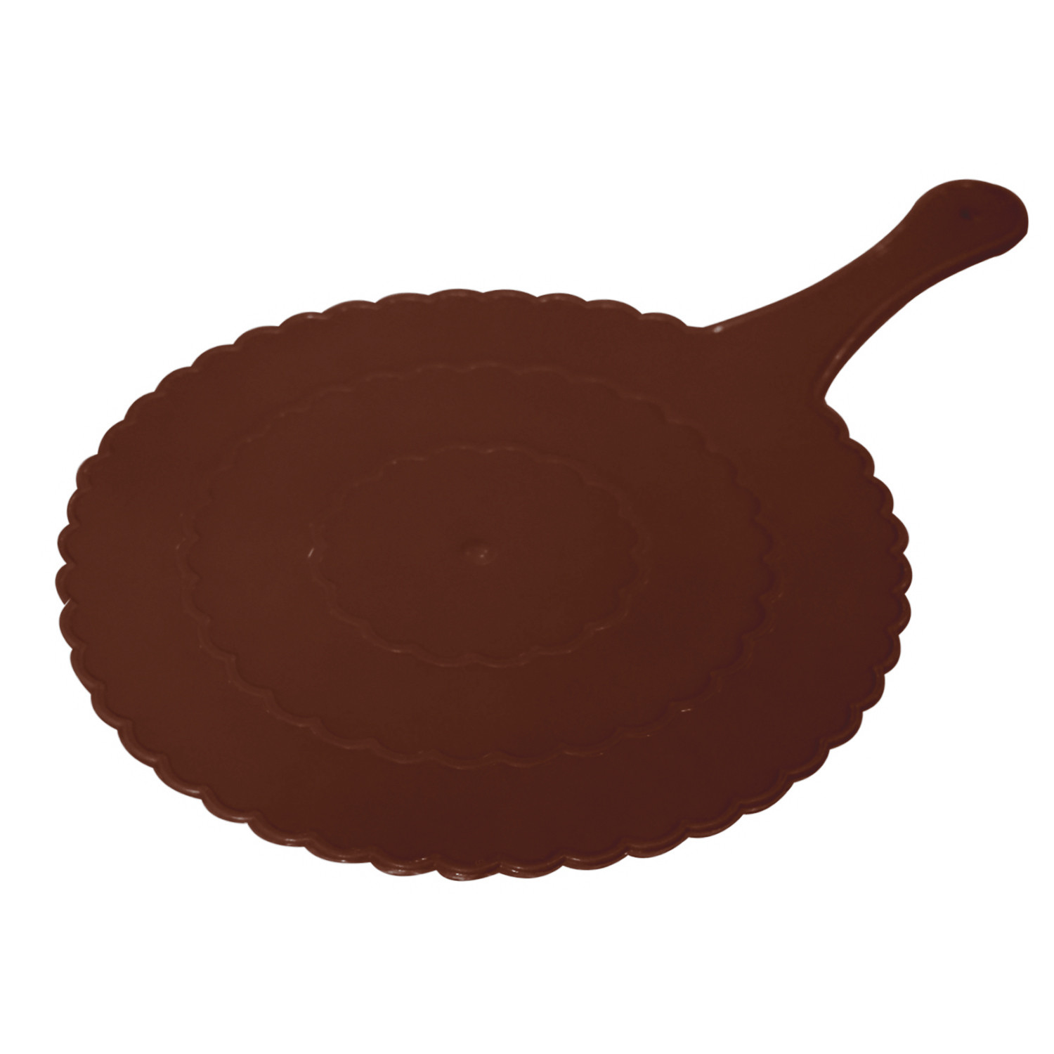 Kuber Industries Plastic Lightweight Handfan|Hath Pankha|Beejna for Natural Cooling Air Home Decor and Travel Useful,(Brown)