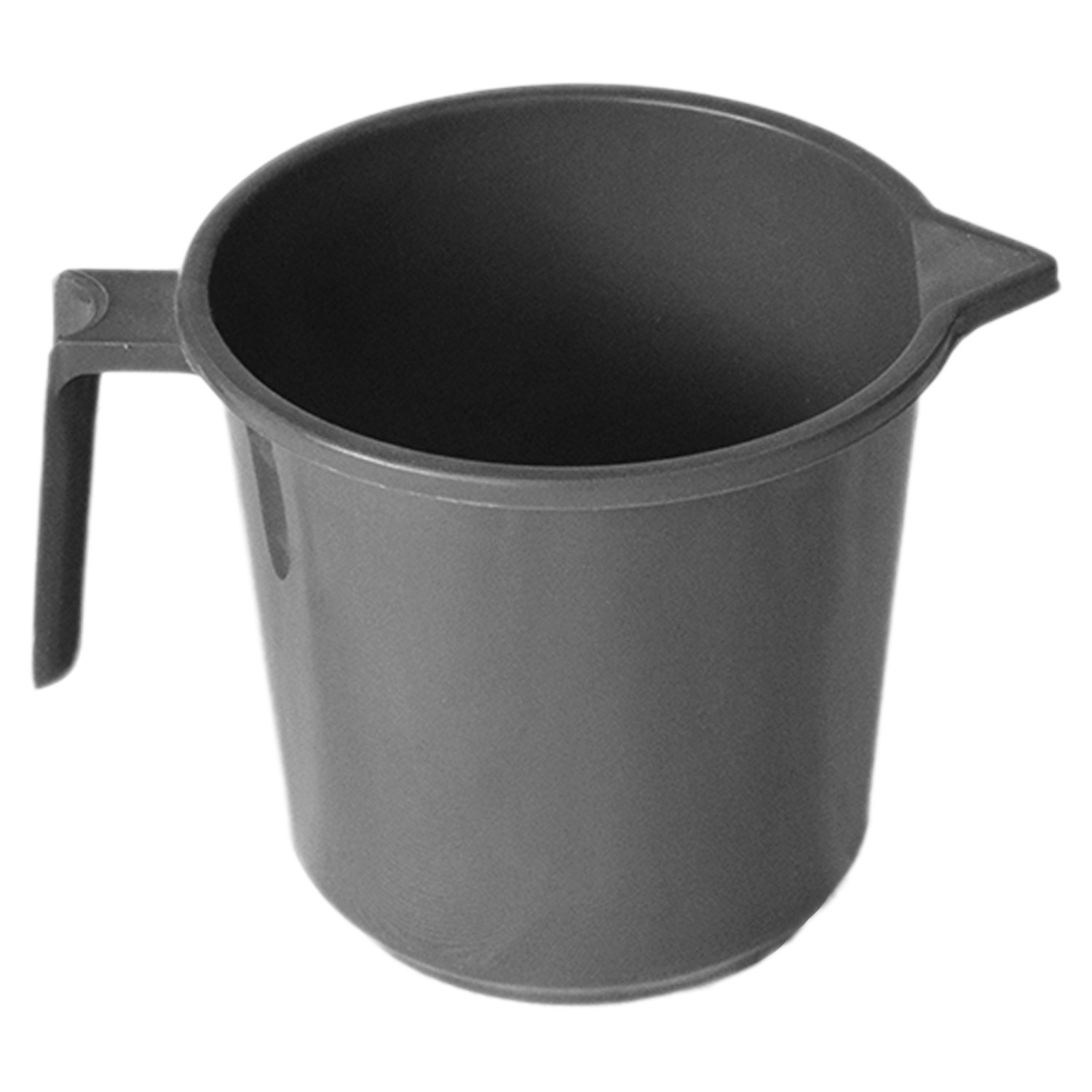 Kuber Industries Plastic Lightweight, Unbreakable Bathroom Mug 1.5 Litre- Pack of 2 (Grey) 54KM3905