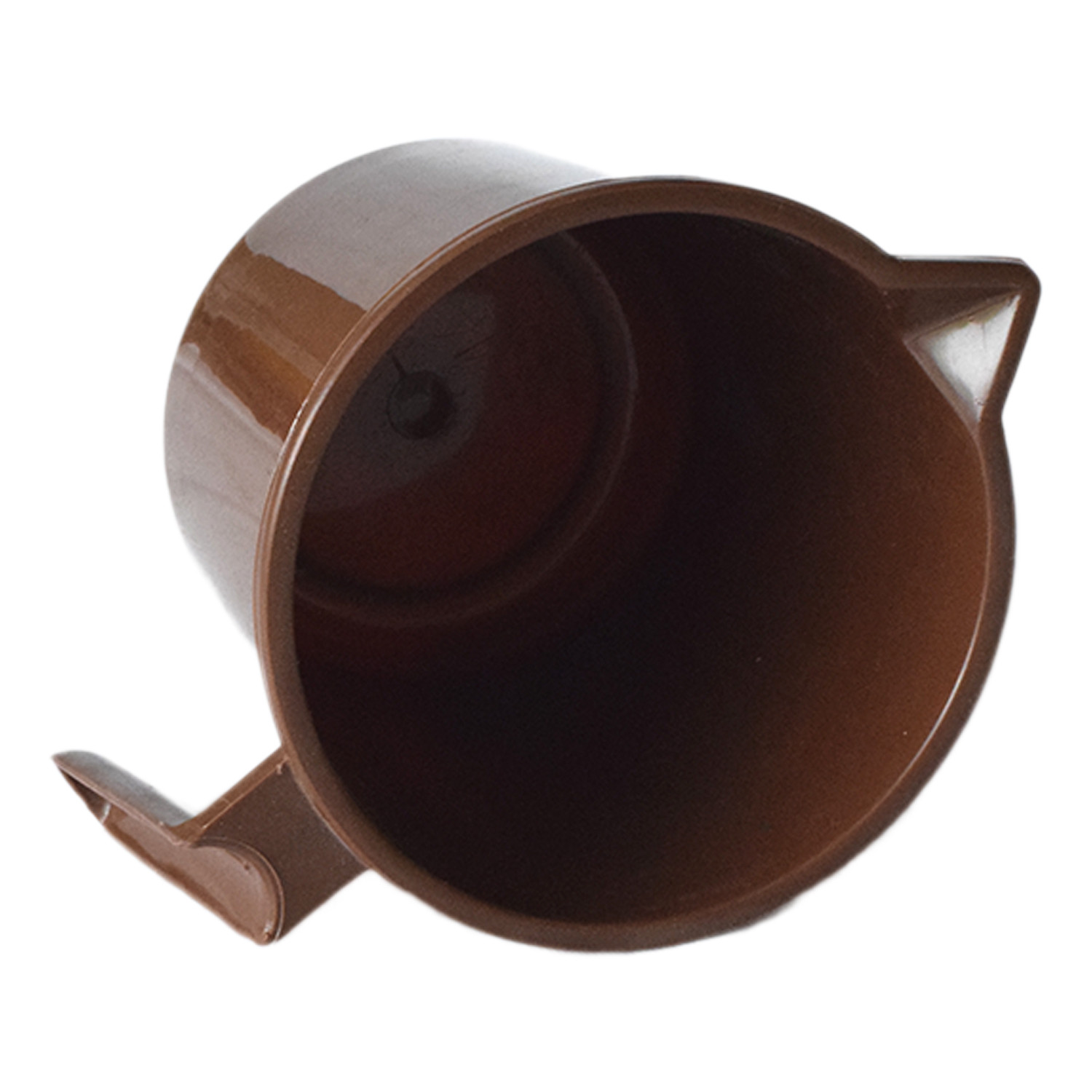 Kuber Industries Plastic Lightweight, Unbreakable Bathroom Mug 1.5 Litre (Brown) 54KM3913