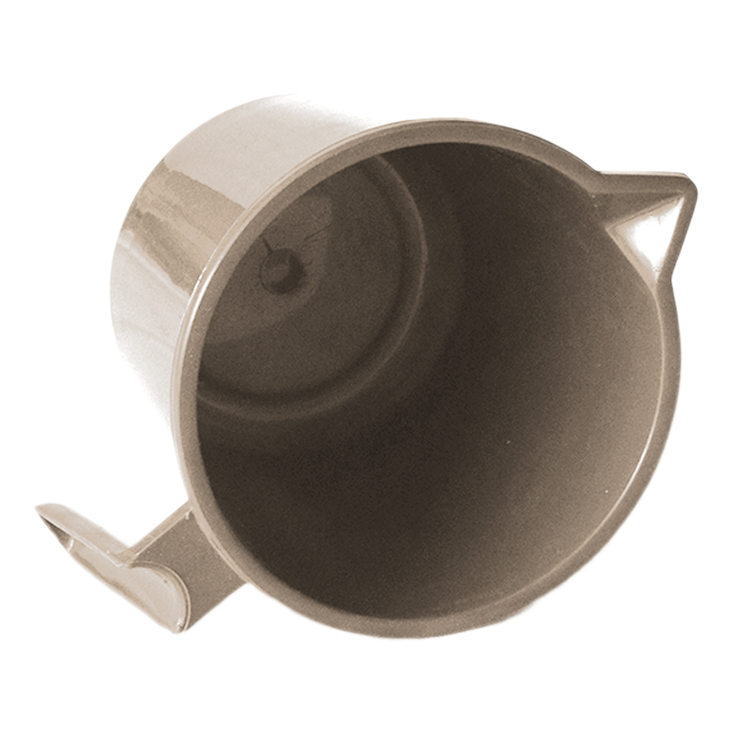 Kuber Industries Plastic Lightweight, Unbreakable Bathroom Mug 1.5 Litre-(Light Brown) 54KM3917