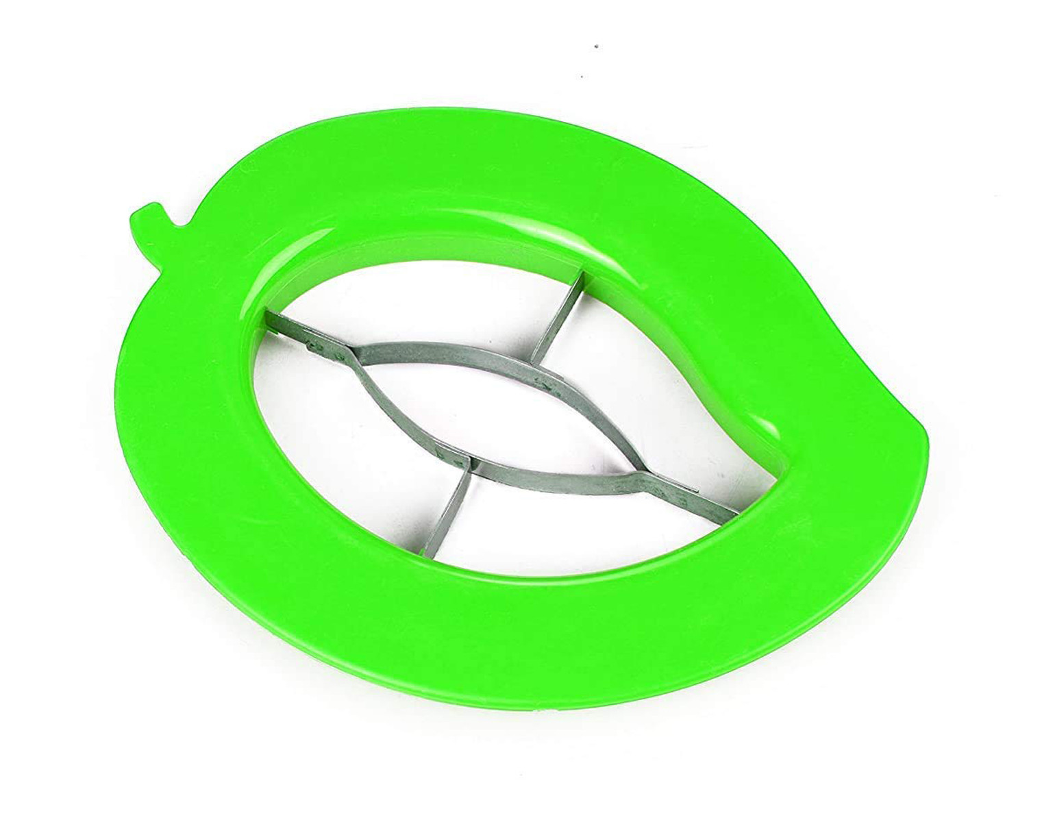 Kuber Industries Plastic Mango Cutter Chopper Slicer Tool Slicing Machine Stainless Steel Blade (Multi)