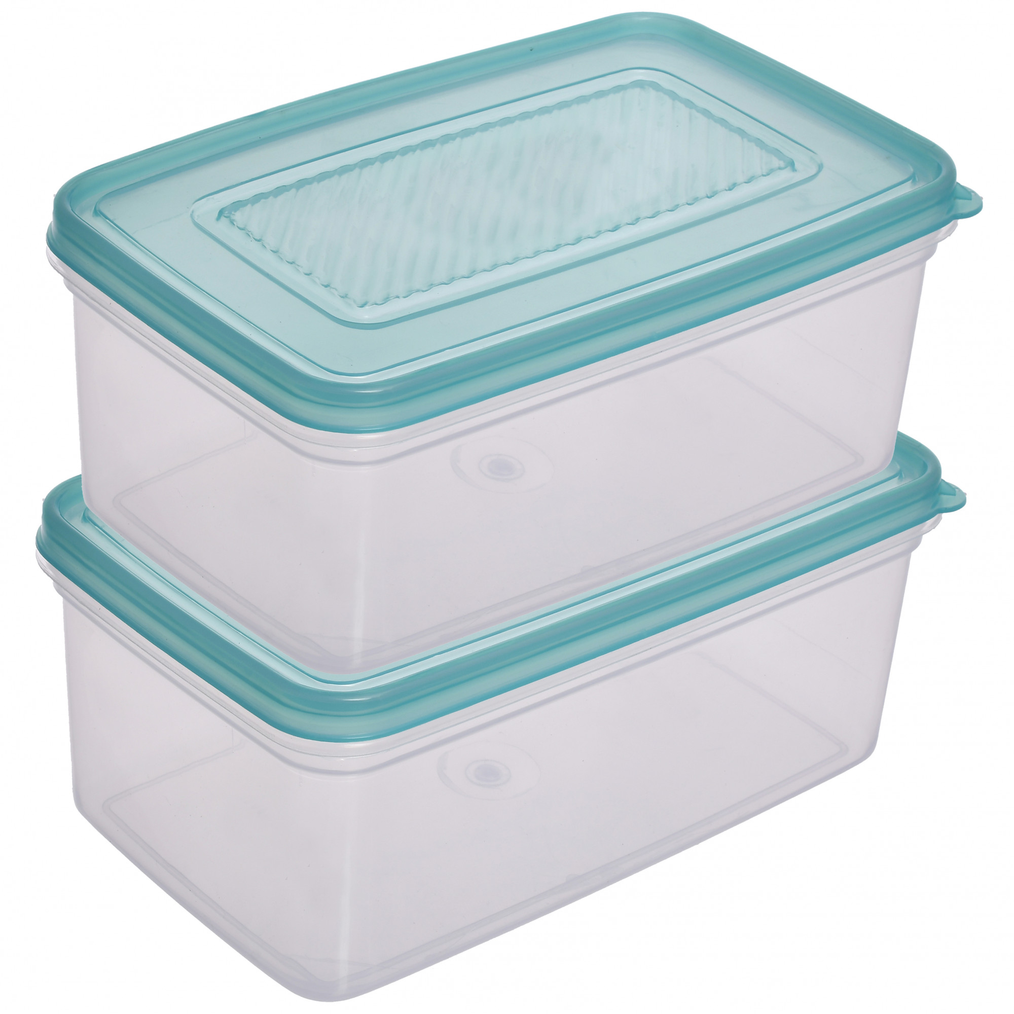 Kuber Industries Plastic Multipurpose MPC Jumbo Transparent Air Tight Food Storage Kitchen Container (Green)-KUBMART554