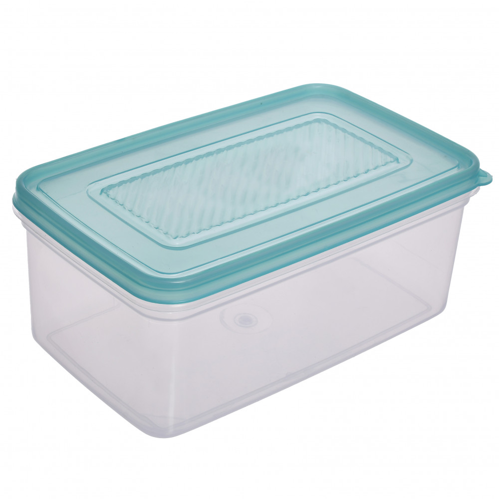 Kuber Industries Plastic Multipurpose MPC Small Transparent Air Tight Food Storage Kitchen Container (Green)-KUBMART538