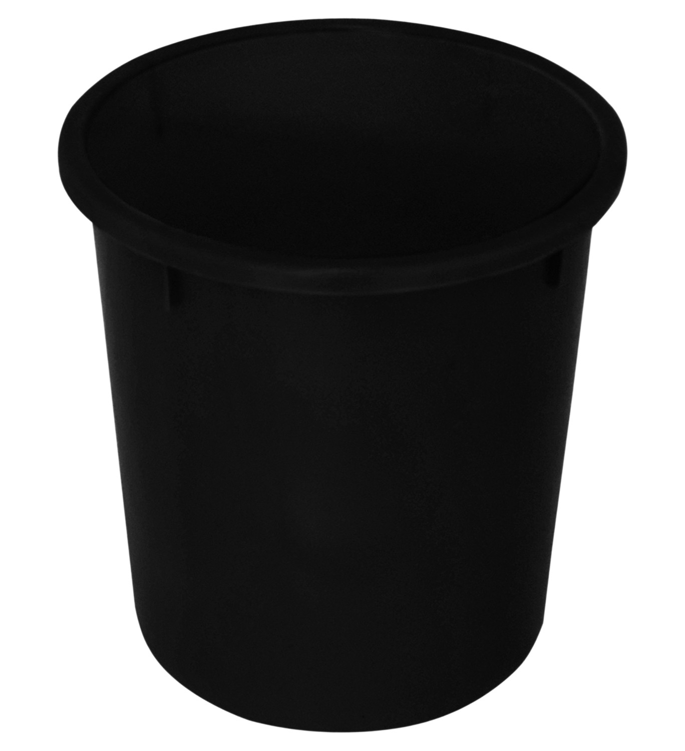 Kuber Industries Plastic Open Dustbin, Garbage Bin For Home, Kitchen, Office, 5Ltr.- (Black & White)-47KM01069