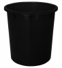 Kuber Industries Plastic Open Dustbin, Garbage Bin For Home, Kitchen, Office, 5Ltr. (Black)-47KM01029