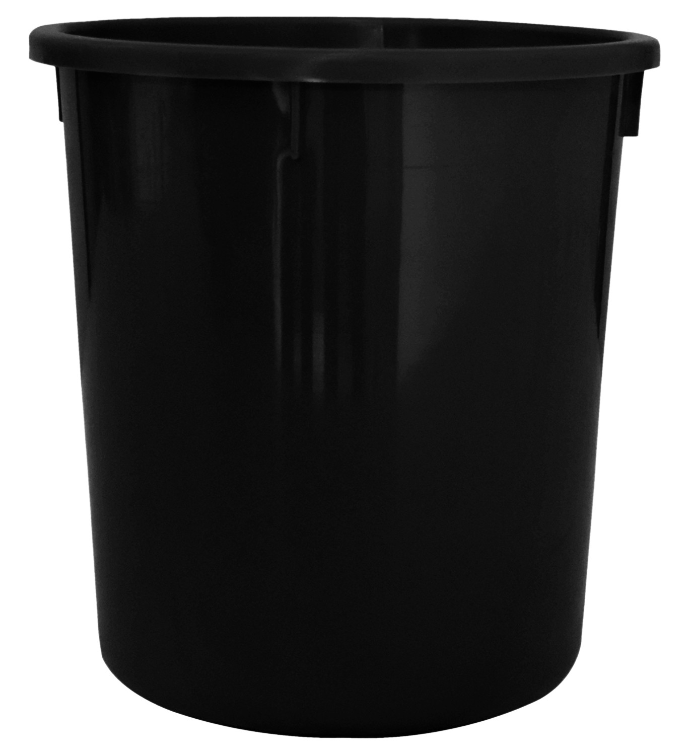 Kuber Industries Plastic Open Dustbin, Garbage Bin For Home, Kitchen, Office, 5Ltr. (Black)-47KM01029