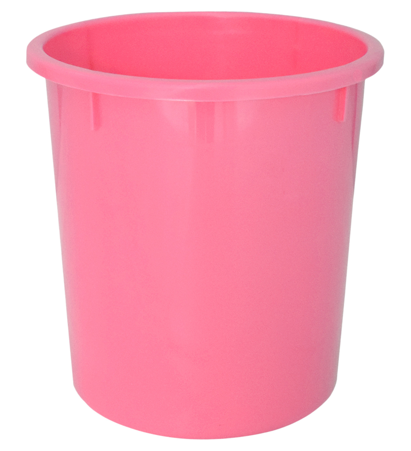 Kuber Industries Plastic Open Dustbin, Garbage Bin For Home, Kitchen, Office, 5Ltr. (Pink)-47KM01045