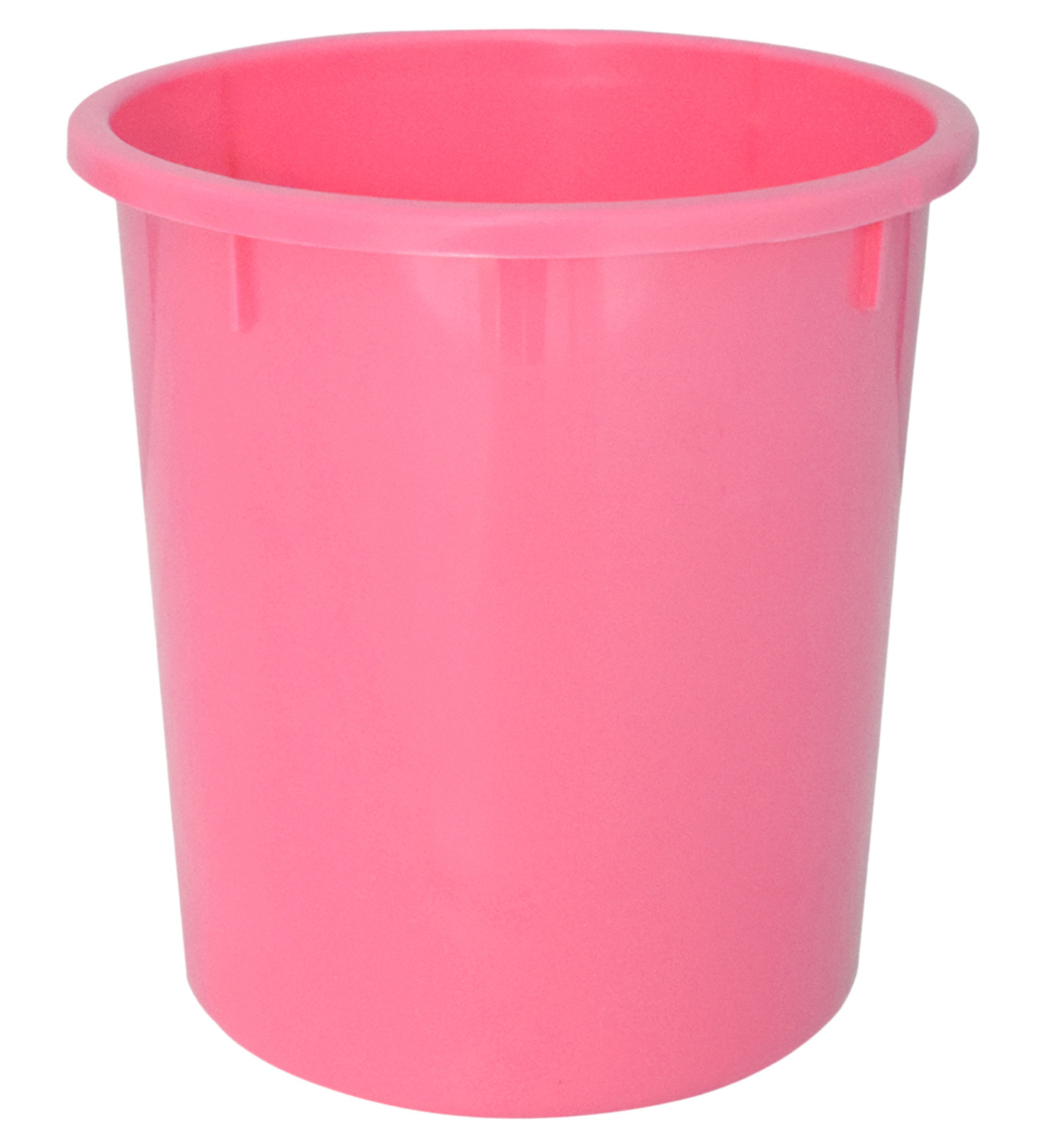 Kuber Industries Plastic Open Dustbin, Garbage Bin For Home, Kitchen, Office, 5Ltr. (Pink)-47KM01045