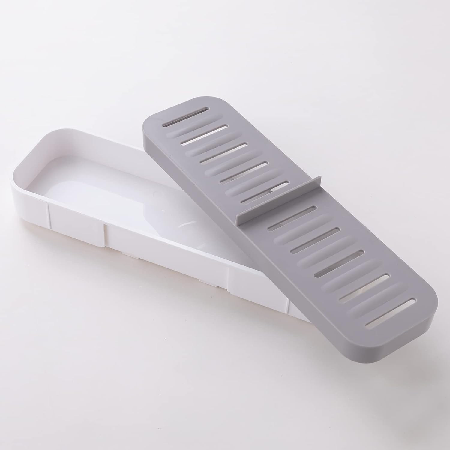 Kuber Industries Plastic Soap Dish with hooks|1322|White