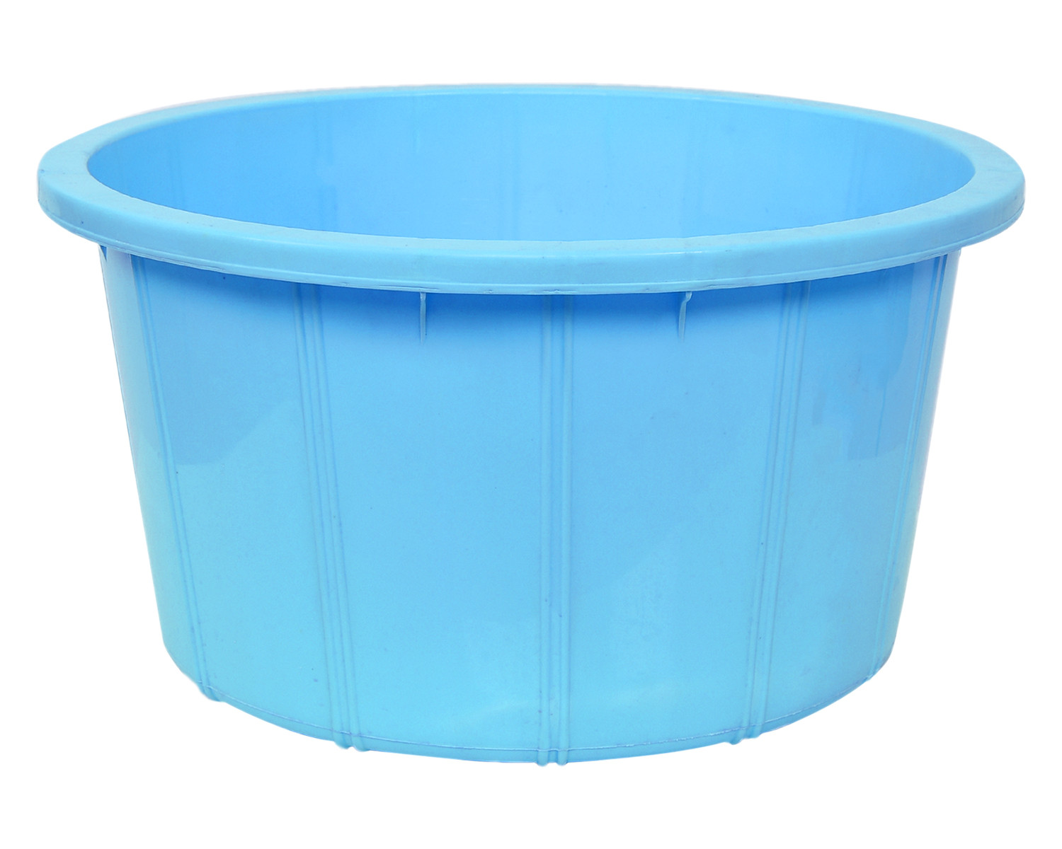 Kuber Industries Plastic Unbreakable Multipurpose Bath Tub/Washing Tub For Bathing 40 Ltr.(Blue) 54KM3902