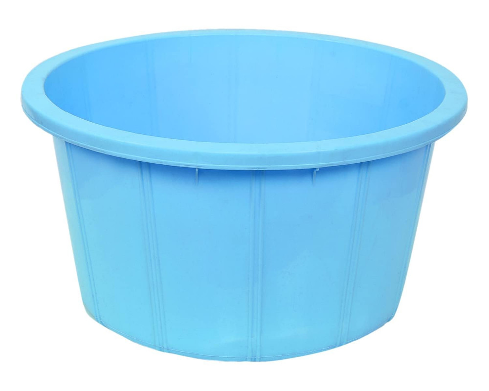 Image of Plastic Unbreakable Multipurpose Bath Tub/Washing Tub For Bathing 40 Ltr.(Blue) 54KM3902