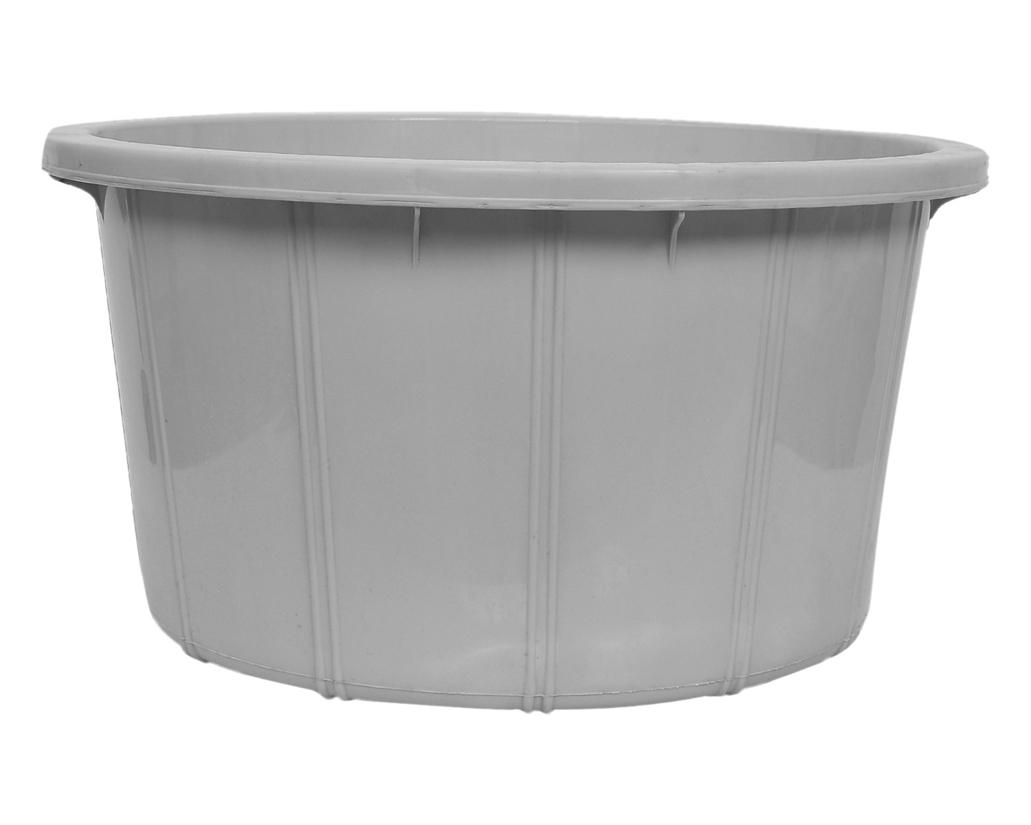 Kuber Industries Plastic Unbreakable Multipurpose Bath Tub/Washing Tub For Bathing 40 Ltr.(Grey) 54KM3904