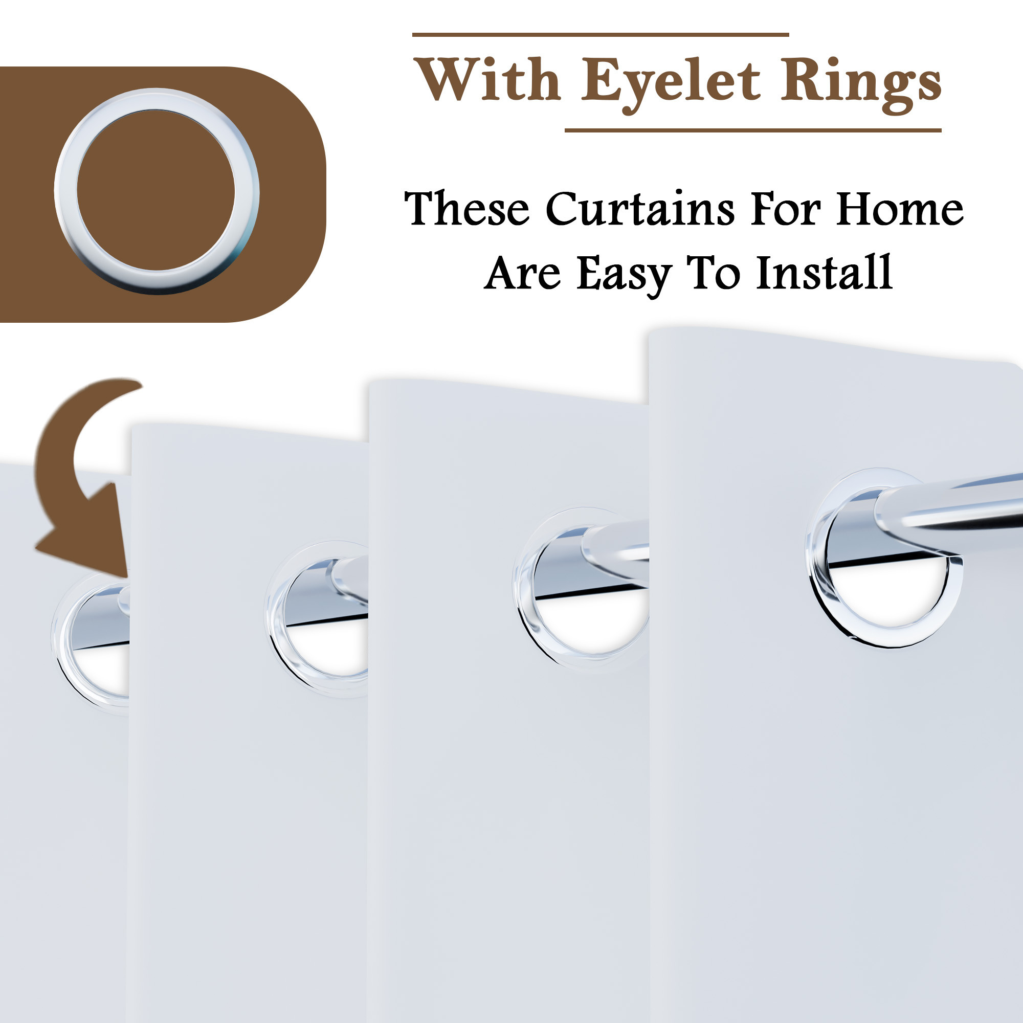 Kuber Industries Polyester Door Curtains 7 Feet Long  Aesthetic Curtains for Bedroom and Living Room Decoration  Kitchen and Room Parda  Digital Butterfly - White