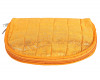 Kuber Industries Polyester Jacquard Print Toiletry Organizer With 4 Transparent Poches &amp; 1 Extra Compartment,Zipper Closure (Yellow)