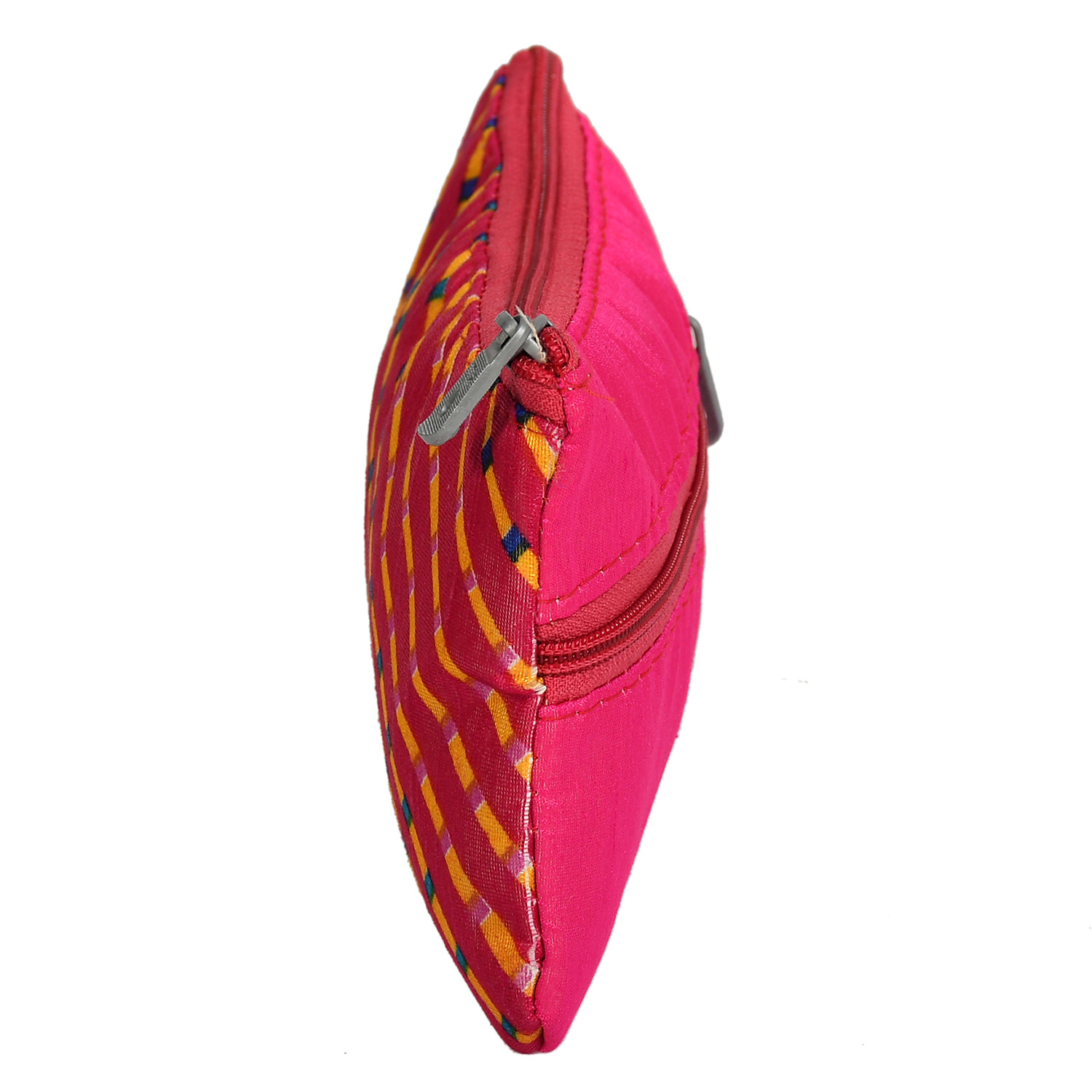 Kuber Industries Polyester Lining Print Purse For Woman/Girls Set Of 2 (Pink) 54KM4343